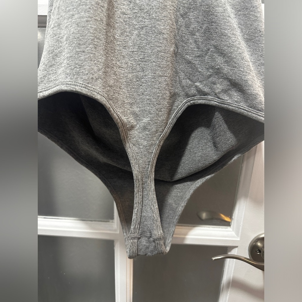 NWT Xhilaration Gray Thong Style Bodysuit - Picture 4 of 5
